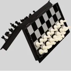 Magnetic Felted Chess Set - Custom Design, Foldable