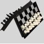Magnetic Felted Chess Set - Custom Design, Foldable