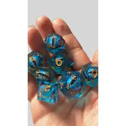 Dragon Eye Dice Set - D&D Polyhedral RPG Dice