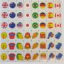 Nuoxin Seaside Escape Mahjong Set - Flags & Animals Game