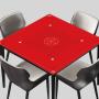 Custom Texas Hold'em Poker Mahjong Mat