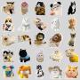 Cute Animal Cat Stickers - 100 Pcs Waterproof Decals