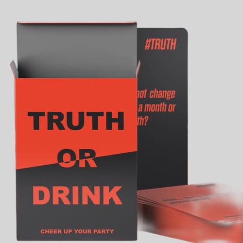 Custom Truth Dare Drinking Cards - Party Game Gift
