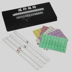 Fashion Crystal Mahjong Set - Many Colors, OEM ODM