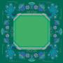 33 Inch Non-Slip Mahjong Table Mat - Poker Dominoes