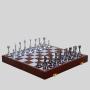 Deluxe Metal Chess Set - Handmade Educational Toy