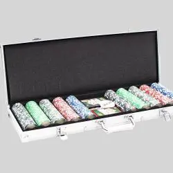 Wholesale Casino Chips Set - 500 Pieces