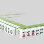 Portable Mini Mahjong Set Travel Game Tiles 144 Pieces