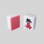 Mahjong Tiles Set - 30mm Melamine Pink Blue