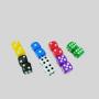 Custom Multi Color D6 Dice - 12mm 14mm 16mm Resin Pips