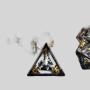 Udixi Polyhedral Dice Set - Custom Logo D&D RPG Metal Dice