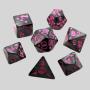 HS Blue Polyhedral Dice Set - DND RPG Acrylic Dice