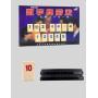 Acrylic Rummy Tile Set - Custom Israel Mini Mahjong Game