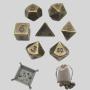 6mm Metal Dice Set - DND RPG Gifts, E-commerce Promo
