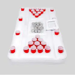 Inflatable Pool Pong Table - PVC Water Games
