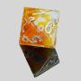 Handmade Resin D&D Dice Set - Flower & Bee Garden Dice