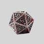 Antique Metal D&D Dice Set - 7 Pcs Polyhedral Dice