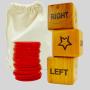 Wood Dice Set 3.5 Inch - 6 Wooden Dices