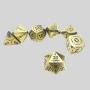 Customizable D&D Dice Set - 7pcs Metal Bulk, Personalized Logo