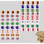 Custom Singapore Mahjong Tiles Board Game Set