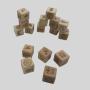 Custom Wood Dice - UV Print, Laser Hot Stamp, Kids Game Set