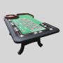 Factory Wooden Poker Table with Roulette - Custom Casino Game Table