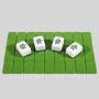 EASTOMMY ET-236001 Chinese Mahjong Set - Red Vinyl Tiles Game