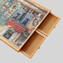 Wooden Puzzle Table, Foldable, Angel Theme, OEM ODM