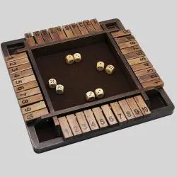 Classic Wood Dice Game - Congrats Occasion Tabletop