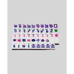 Colorful Acrylic Mahjong Tiles - Casino Entertainment