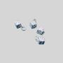 Sterling Silver Dice Charms for Jewelry Making