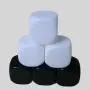 20mm Custom Acrylic Dice - 6 Sides, White, Rounded Corners 20mm Custom Acrylic Dice - 6 Sides, White, Rounded Corners