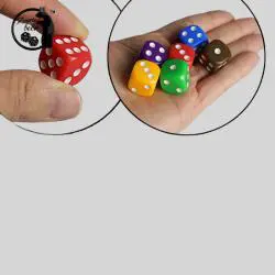 Custom D6 Resin Dice - Solid Color Fillet Dice