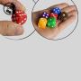 Custom D6 Resin Dice - Solid Color Fillet Dice