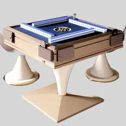 Luxury Automatic Mahjong Table - 4 Player Leather Game Table