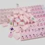 Custom Acrylic Mahjong Tiles - Blank Logo Game Set
