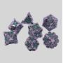 Metal D&D Dice Set - Dragon Dice with Pouch