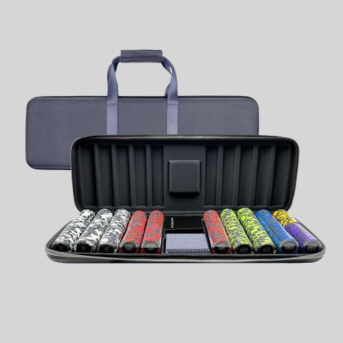 EVA Poker Chip Carrier Case - 300/500/1000 Pcs Storage Box
