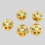 High Quality Golden D20 Dice - Zinc Alloy Polyhedral Dice