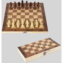 Magnetic Wooden Chess Set - 16