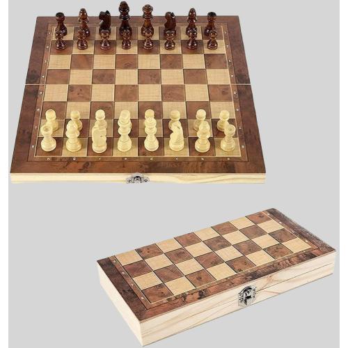 Magnetic Wooden Chess Set - 16