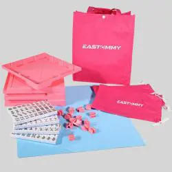 EASTOMMY Mahjong Set - Pink Sweetheart Girls Gift Toys