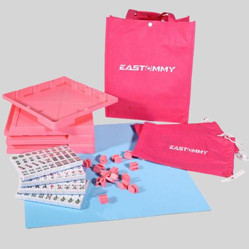 EASTOMMY Mahjong Set - Pink Sweetheart Girls Gift Toys