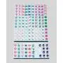 Custom Acrylic Mahjong Tiles - American Modern Jeu Custom Acrylic Mahjong Tiles - American Modern Jeu