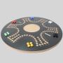 Jackaroo Marble Board Game - Foldable Wooden Table Game