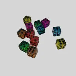 Custom Printed Dice - D&D Logo Branded Plastic Dice