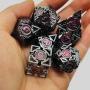 Metal Polyhedral Dice Set - D&D RPG Dice