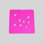 Colorful Floral Mahjongg Mat – YUDA Pink Chintz Mat