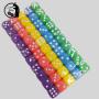 Custom D6 Resin Dice - Solid Color Fillet Dice