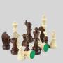 Heavy Wooden Chess King Pieces - Tournament Grade